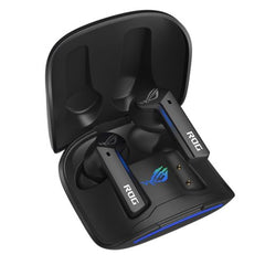 Asus ROG Cetra True Wireless Earphones, Active Noise Cancellation, Ambient Mode, Charging Case, Water Resistant, Touch Controls, LED Lighting - FIXgenie