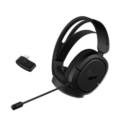 Asus TUF Gaming H1 Wireless Headset, 7.1, USB - C (USB - A Adapter), Lightweight, Deep Bass, Airtight Chamber Tech - FIXgenie