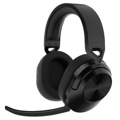 Corsair HS55 Wireless Lightweight Gaming Headset, 2.4GHz/Bluetooth, 24hrs Battery, 7.1 Surround, Flip - To - Mute Mic, Memory Foam, Carbon - FIXgenie