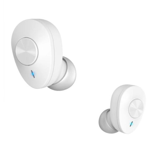 Hama (Freedom Buddy) Bluetooth Earbuds with Mic, Bass Boost, True Wireless, Touch Control, Voice Control, Charging Case, White - FIXgenie