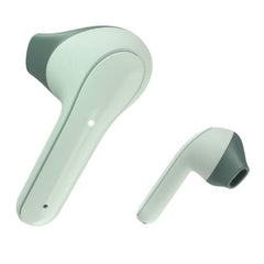 Hama (Freedom Light) Bluetooth Earbuds with Microphone, Touch Control, Voice Control, Charging/Carry Case Included, Green - FIXgenie