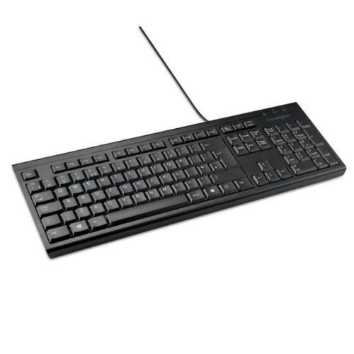 Kensington KB100 EQ Wired USB Keyboard, Tactile Keys, Spill - Proof, Black - FIXgenie
