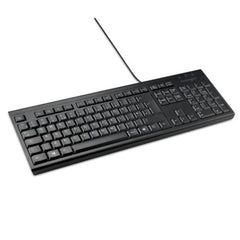 Kensington KB100 EQ Wired USB Keyboard, Tactile Keys, Spill - Proof, Black - FIXgenie