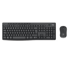 Logitech MK370 Wireless Keyboard and Mouse Desktop Kit, Programmable Keys, Multimedia, Spill Resistant, 1000 DPI Mouse - FIXgenie