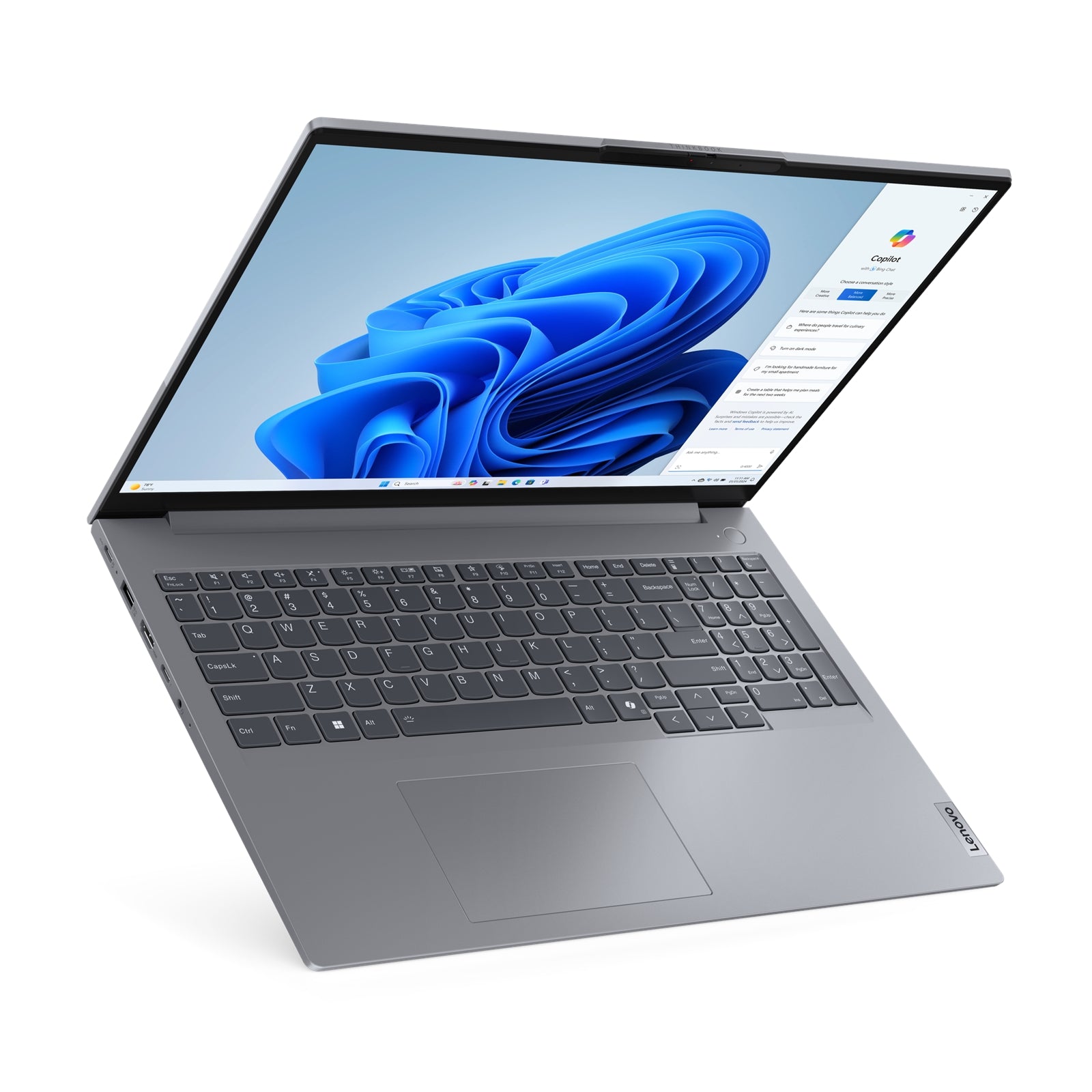 Lenovo ThinkBook 16 Laptop, 16 Inch WUXGA 1920x1200 IPS Screen, AMD Ryzen 5 7535HS, 8GB DDR5 - 4800 RAM, 256GB SSD, AMD Radeon 660M Graphics, Windows 11 Pro - FIXgenie