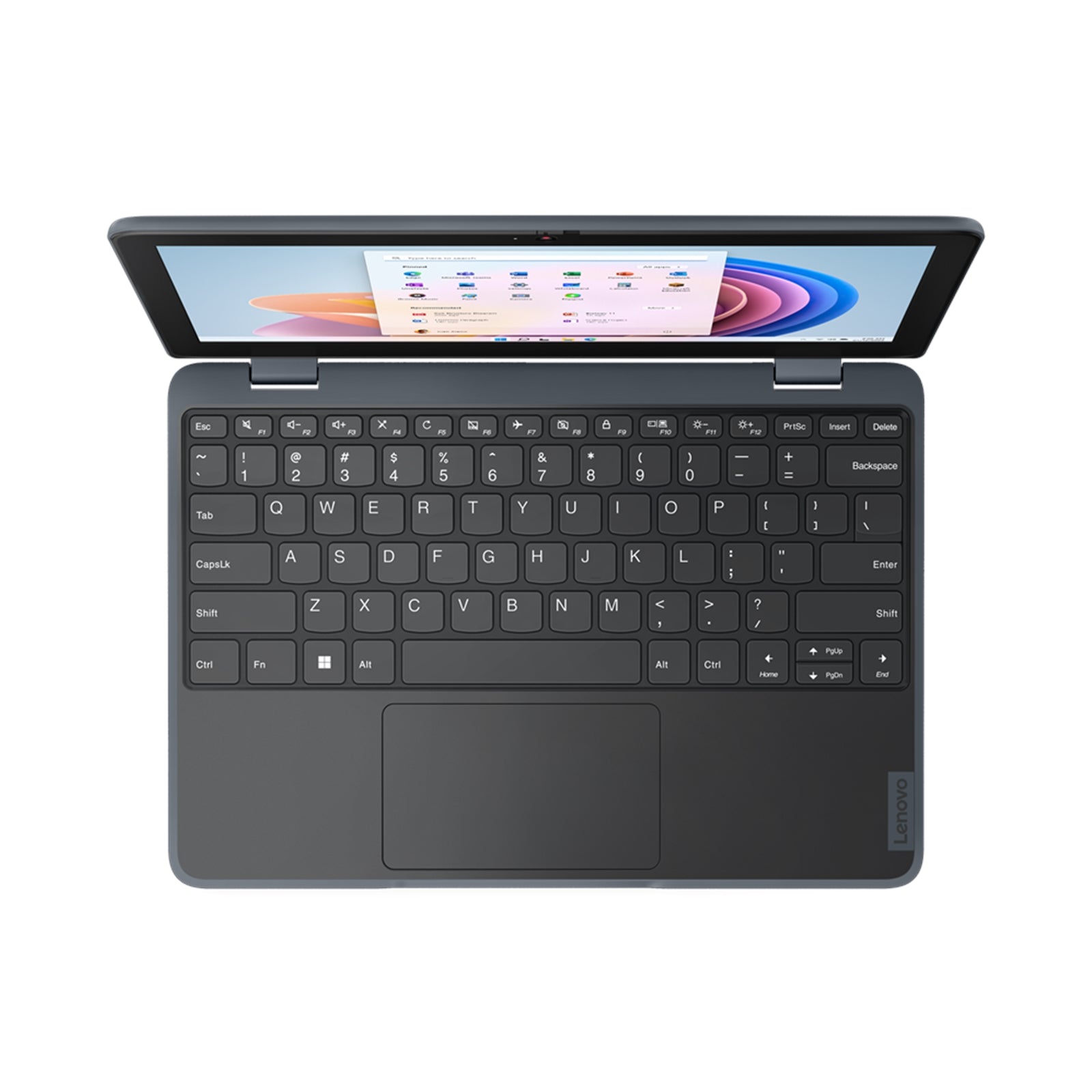 Lenovo 100w G4 82VK0001UK Winbook, 11.6 Inch HD Screen, Intel N100 Processor, 4GB RAM, 128GB SSD, Windows 11 Pro, Grey - FIXgenie