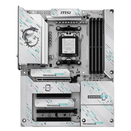MSI B850 GAMING PLUS WIFI PZ, AMD B850, AM5, ATX, 4 DDR5, DP, Wi-Fi 7, 5G LAN, 3x M.2, Back-Connect Design