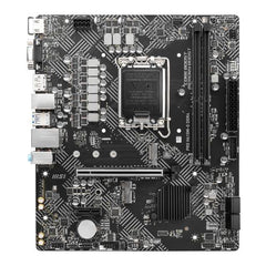 MSI PRO H610M-G DDR4, Intel H610, 1700, Micro ATX, 2 DDR4, VGA, HDMI, DP, GB LAN, 1x M.2