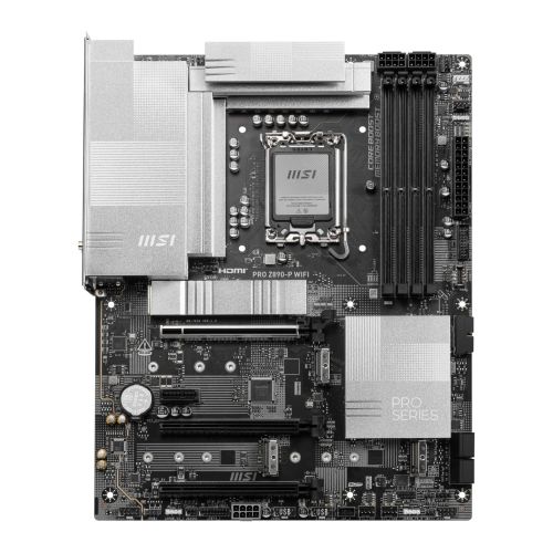 MSI PRO Z890-P WIFI, Intel Z890, 1851, ATX, 4 DDR5, HDMI, DP, TB4, Wi-Fi 7, 5G LAN, 4x M.2
