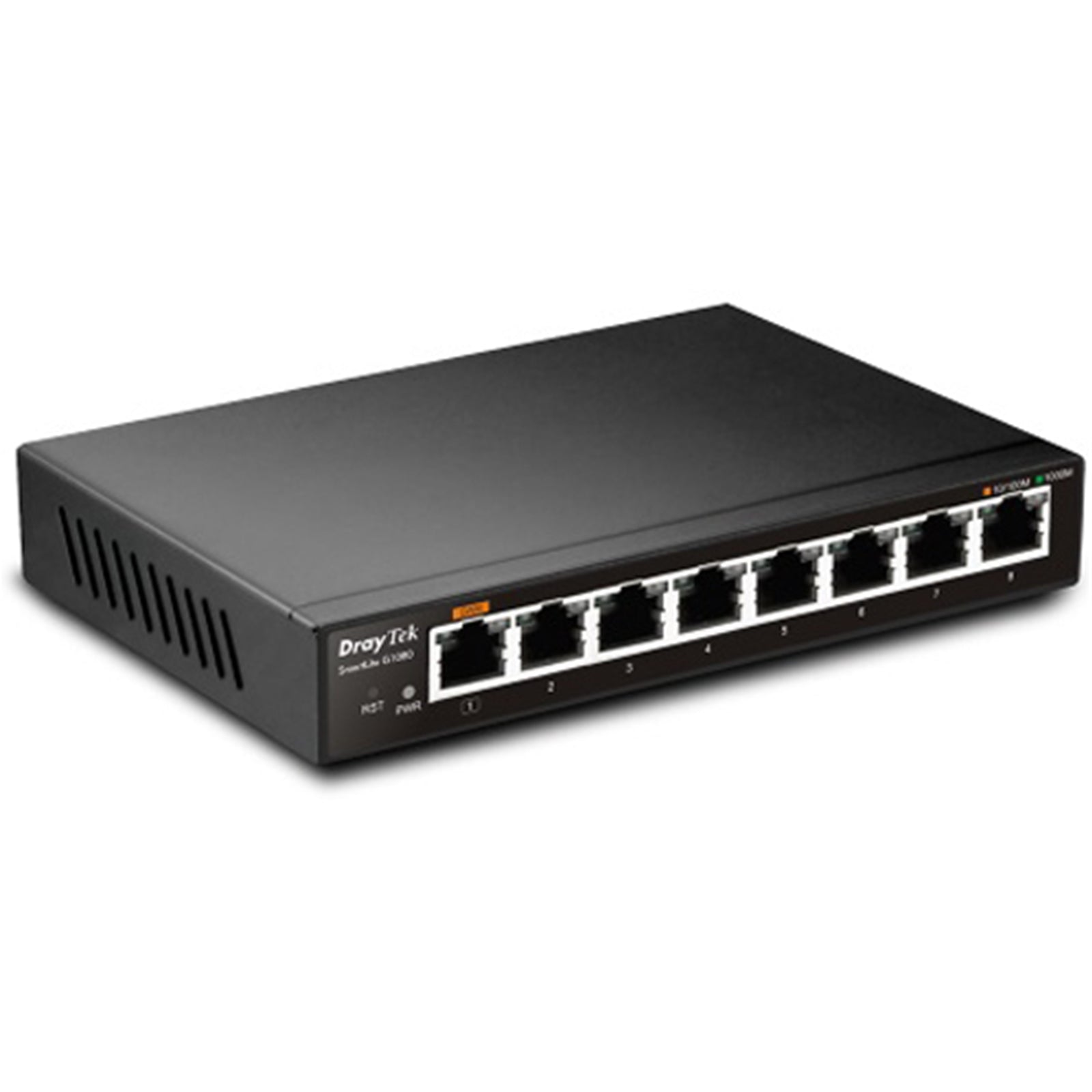 DrayTek VSG1080 - K VigorSwitch G1080 8 Port Gigabit Smart Managed Desktop Switch - FIXgenie