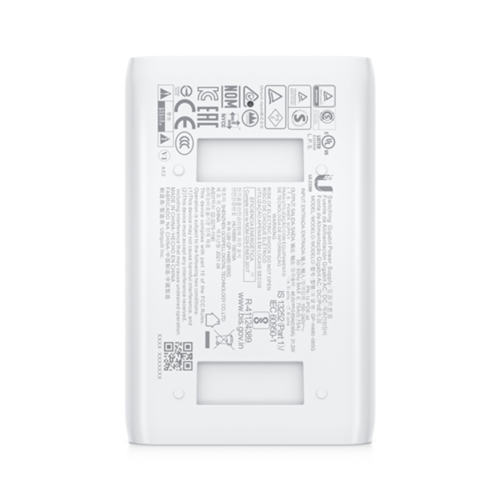 Ubiquiti U - POE+ (Previously U - POE - AT) Universal 802.3at 48V 30W Power POE+ Injector - FIXgenie