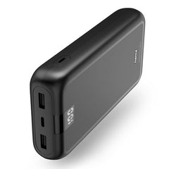 Hama Performance 24 24000mAh Fast Charge Powerbank, 2x USB - A, USB - C, LED Capacity Indicator, Grey - FIXgenie