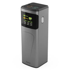 Hama High Power 150W 24000mAh Power Pack, 2x USB - C, USB - A, Fast Charging, Colour Display - FIXgenie