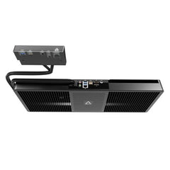 Arctic Senza Under Desk PC, Ryzen 5 5500GT, 16GB DDR4, 1TB SSD, Wi-Fi 6E, 2.5G LAN, USB-C, Silent Passive Cooling, Windows 11 Home N
