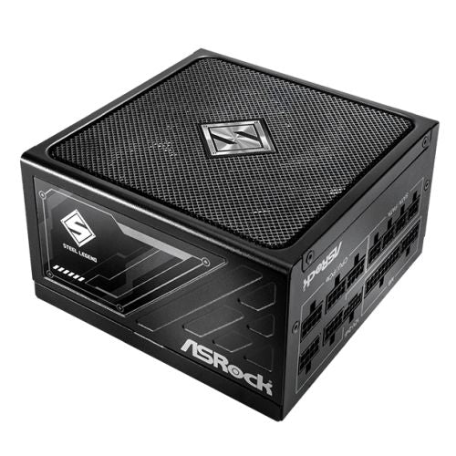 Asrock 1000W Steel Legend SL - 1000G PSU, Fully Modular, 80+ Gold, Cybenetics Platinum & Lambda A, ATX 3.1, PCIe 5.1 - FIXgenie