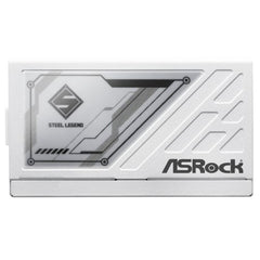 Asrock 1200W Steel Legend SL - 1200G PSU, Fully Modular, 80+ Gold, Cybenetics Platinum & Lambda A, ATX 3.1, PCIe 5.1, White - FIXgenie