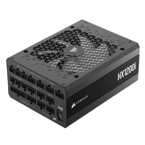 Corsair 1200W HX1200i V3 PSU, Fluid Dynamic Fan, Fully Modular, Ultra - Low Noise, 80+ Platinum, ATX 3.1, PCIe 5.1 - FIXgenie