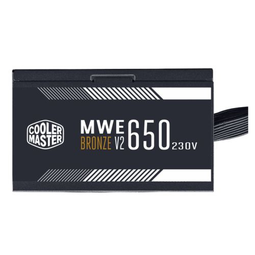 Cooler Master 650W MWE Bronze V2 230V ATX 2.52 PSU, Fully Wired, HDB Bearing Fan, 80+ Bronze - FIXgenie