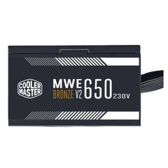 Cooler Master 650W MWE Bronze V2 230V ATX 2.52 PSU, Fully Wired, HDB Bearing Fan, 80+ Bronze - FIXgenie