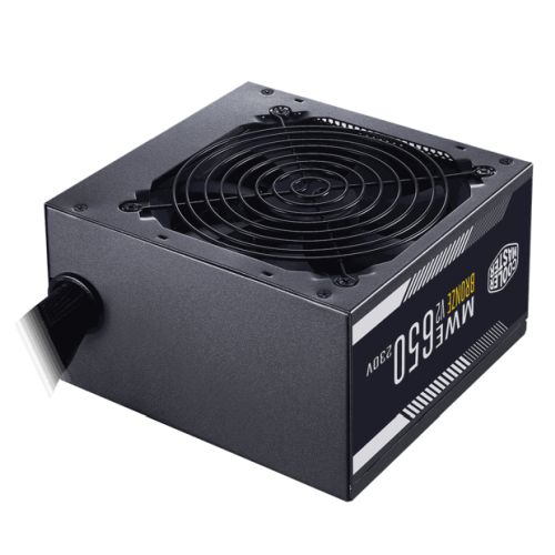 Cooler Master 650W MWE Bronze V2 230V ATX 2.52 PSU, Fully Wired, HDB Bearing Fan, 80+ Bronze - FIXgenie