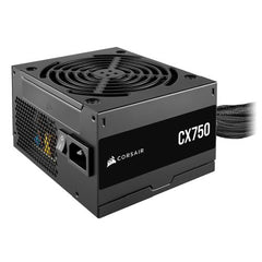 Corsair 750W CX750 PSU, Fully Wired, 80+ Bronze, Thermally Controlled Fan - FIXgenie