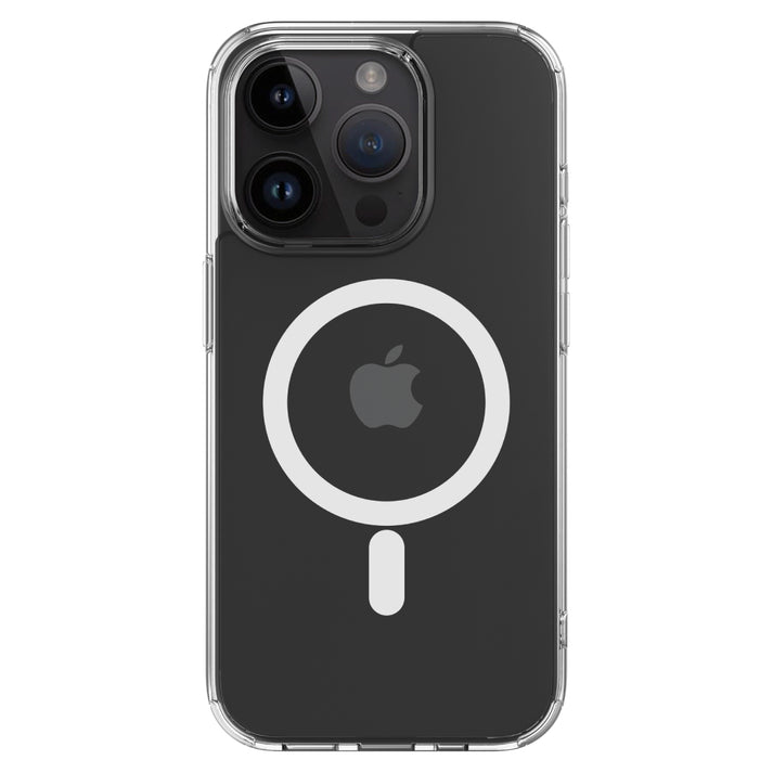 QDOS iPhone 15, 15 Pro Clear Case with MagSafe Charging Hybrid Force with Snap - FIXgenie