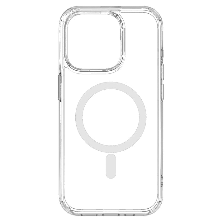 QDOS iPhone 15, 15 Pro Clear Case with MagSafe Charging Hybrid Force with Snap - FIXgenie