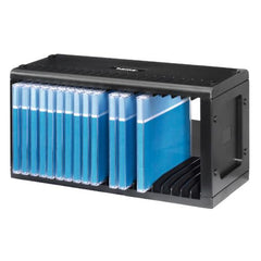 Hama CD/DVD/Blu - Ray Rack, 20 CD Jewel Cases, Wall Mountable, Plastic, Black - FIXgenie