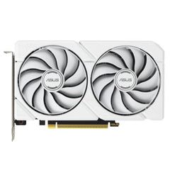 Asus DUAL RX9060 XT White, PCIe5, 16GB DDR6, HDMI, 2 DP, 3250MHz Clock, Compact SFF-Ready