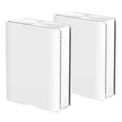 Asus (ZenWiFi BQ16) BE25000 Quad Band Wi - Fi 7 Mesh Routers, Up to 8,000 sq.ft, 2x 10G Ports, USB, VPN, multi - SSID, 2 Pack - FIXgenie