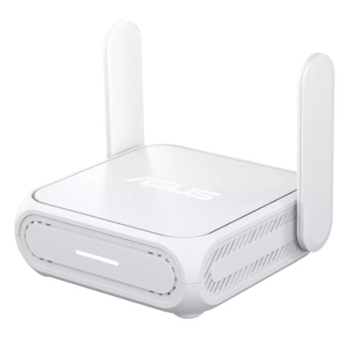 Asus (RT - BE58 GO) BE3600 Dual Band Wi - Fi 7 Travel Router, 4G & 5G Mobile Tethering, Public WiFi Mode, VPN , AiMesh, 2.5G Port, USB - C Power Delivery - FIXgenie