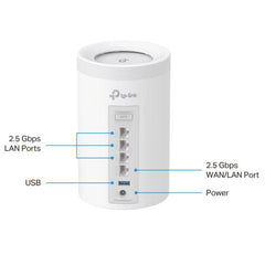 TP - LINK Aginet (HB610) BE9300 Tri - Band Whole Home Mesh Wi - Fi 7 System, 2.5G Ports, MLO, OFDMA, MU - MIMO, WPA3 , Remote Management - FIXgenie