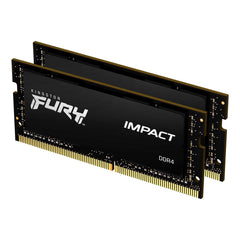 Kingston Fury Impact KF432S20IBK2/16 16GB DDR4 (2x8GB) 3200MHz, Non ECC, CL20, 1.2V, SODIMM Memory - FIXgenie