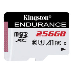 Kingston 256GB High - Endurance microSDXC Card, UHS - I Class 10, U1, 24/7 Recording, Durable, 95MB/s - FIXgenie