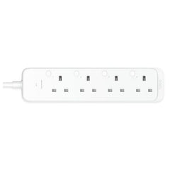 TP-LINK (TAPO P304M) Smart Wi-Fi Power Strip, 4 Outlets, App/Voice Control, Surge Protection, Energy Monitoring, Matter Certified