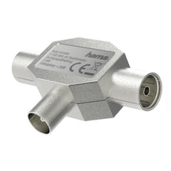Hama Antenna Splitter, Coax Male to 2x Coax Female, Metal - FIXgenie