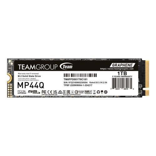 Team 1TB MP44Q M.2 NVMe Gen4 SSD, M.2 2280, PCIe4, R/W 7000/5900 MB/s, Heat Dissipating Graphene Label