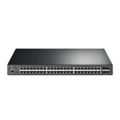 TP-LINK (SG3452XP) JetStream 48-Port Gigabit and 4-Port 10GE SFP+ L2+ Managed Switch with 48-Port PoE+, Rackmountable	