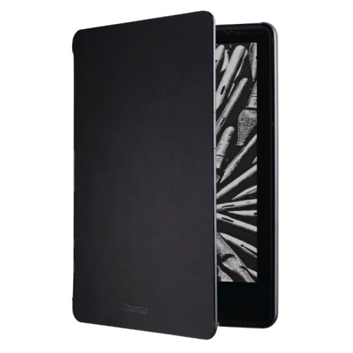 Hama (Fold) eBook Case for Kindle Paperwhite (Signature) 5 11th Gen. 2021/2023, Auto Switch On/Off, Black - FIXgenie
