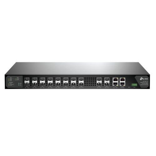 TP-LINK Aginet (DS-P7001-16) DeltaStream 16-port Pizza-box GPON Optical Line Terminal, 16 GPON Ports, Dual Redundant PSUs, Centralized Management