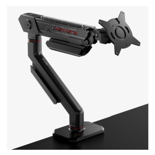 Asus (AAS01) ROG Ergo Monitor Arm, Up to 34" Monitors, Height, Tilt, Swivel, Cable Management, VESA 100 x 100 mm - FIXgenie