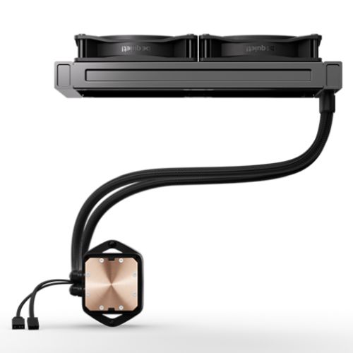 Be Quiet! Pure Loop 3 LX 240mm Liquid CPU Cooler, 2x Light Wings LX Daisy - chained PWM Fans, ARGB Cooling Block w/ 10 Lighting Foils, Black - FIXgenie