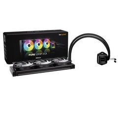 Be Quiet! Pure Loop 3 LX 360mm Liquid CPU Cooler, 3x Light Wings LX Daisy - chained PWM Fans, ARGB Cooling Block w/ 10 Lighting Foils, Black - FIXgenie