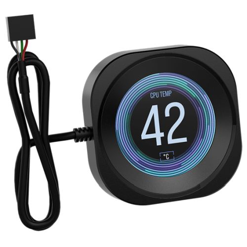 Corsair NAUTILUS RS LCD Module, Customisable 2.1" IPS LCD Screen, iCUE, Black *For Corsair NAUTILUS RS & NAUTILUS RS ARGB CPU Coolers Only* - FIXgenie