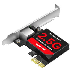Mercusys (MA310E) 2.5 Gigabit PCI Express Network Adapter (Low Profile Bracket Included) - FIXgenie