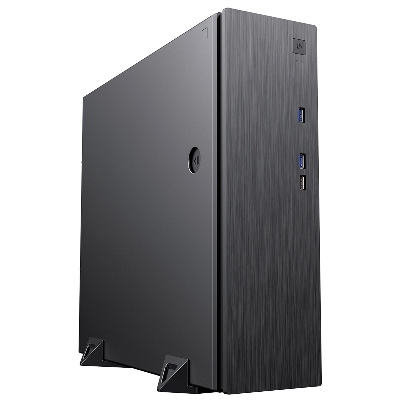 CiT S506 Case, Home & Business, Black, Slim Desktop Chassis, 2 x USB 3.0 / 1 x USB 2.0, Full Tool - Less Design, Micro ATX, Mini - ITX, TFX PSU Form Factor Required - FIXgenie