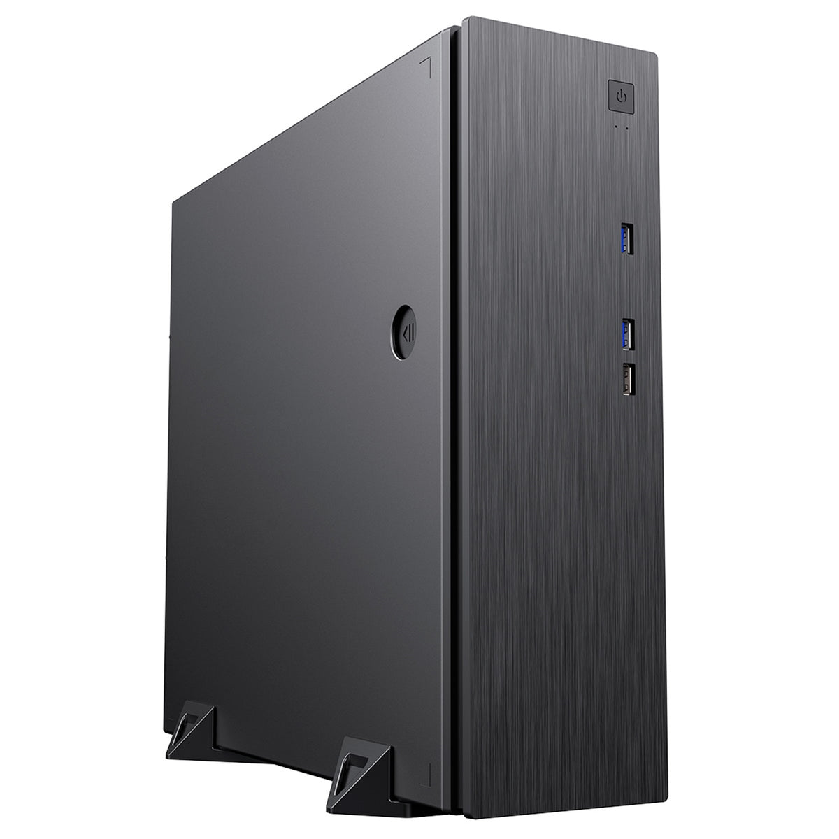CiT S506 Case, Home & Business, Black, Slim Desktop Chassis, 2 x USB 3.0 / 1 x USB 2.0, Full Tool - Less Design, Micro ATX, Mini - ITX, TFX PSU Form Factor Required - FIXgenie