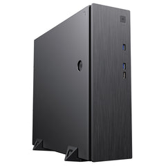 CiT S506 Case, Home & Business, Black, Slim Desktop Chassis, 2 x USB 3.0 / 1 x USB 2.0, Full Tool - Less Design, Micro ATX, Mini - ITX, TFX PSU Form Factor Required - FIXgenie