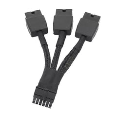 Replacement 12VHPWR 12+4Pin PCIE 5.0 to 3x8Pin (6+2P) Power Cable 10cm Braided