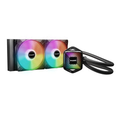 be quiet! Pure Loop 3 LX Liquid CPU Cooler, Universal Socket, 240mm Radiator, 2 x Light Wings LX PWM High Speed, Stylish ARGB cooling block featuring 10 included lighting foils, 3 - year manufacurer's warranty. - FIXgenie